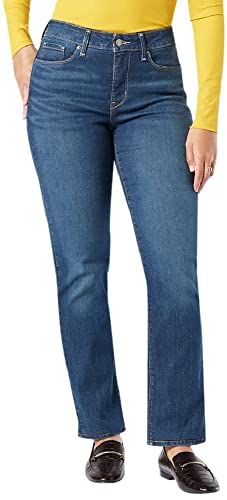 Signature by Levi Strauss & Co. Gold Women's Size Curvy Totally Shaping Straight Jeans (available in Plus Size), (new) Jackson Square, 24 Short