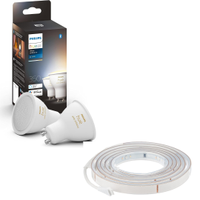Philips Hue White Ambiance Smart Light Bulb 2 Pack with Philips Hue Lightstrip Plus v4 [2 m]:&nbsp;was £121.45, now £113.99 at Amazon (save £7)
