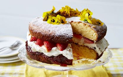 gluten free victoria sponge cake