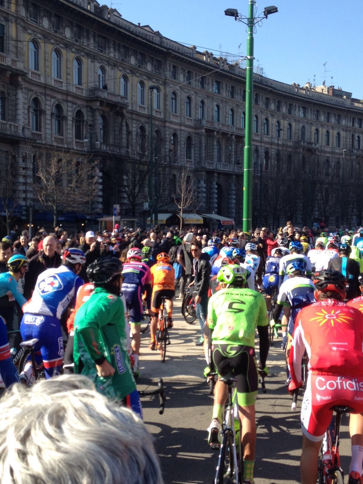 Milan-San Remo start line