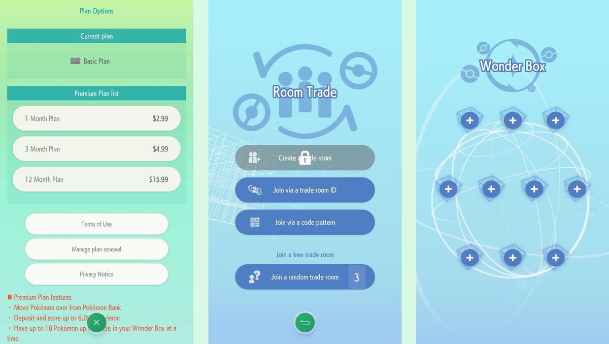 Pokémon HOME review If you seriously want to trade, you'll need to pay