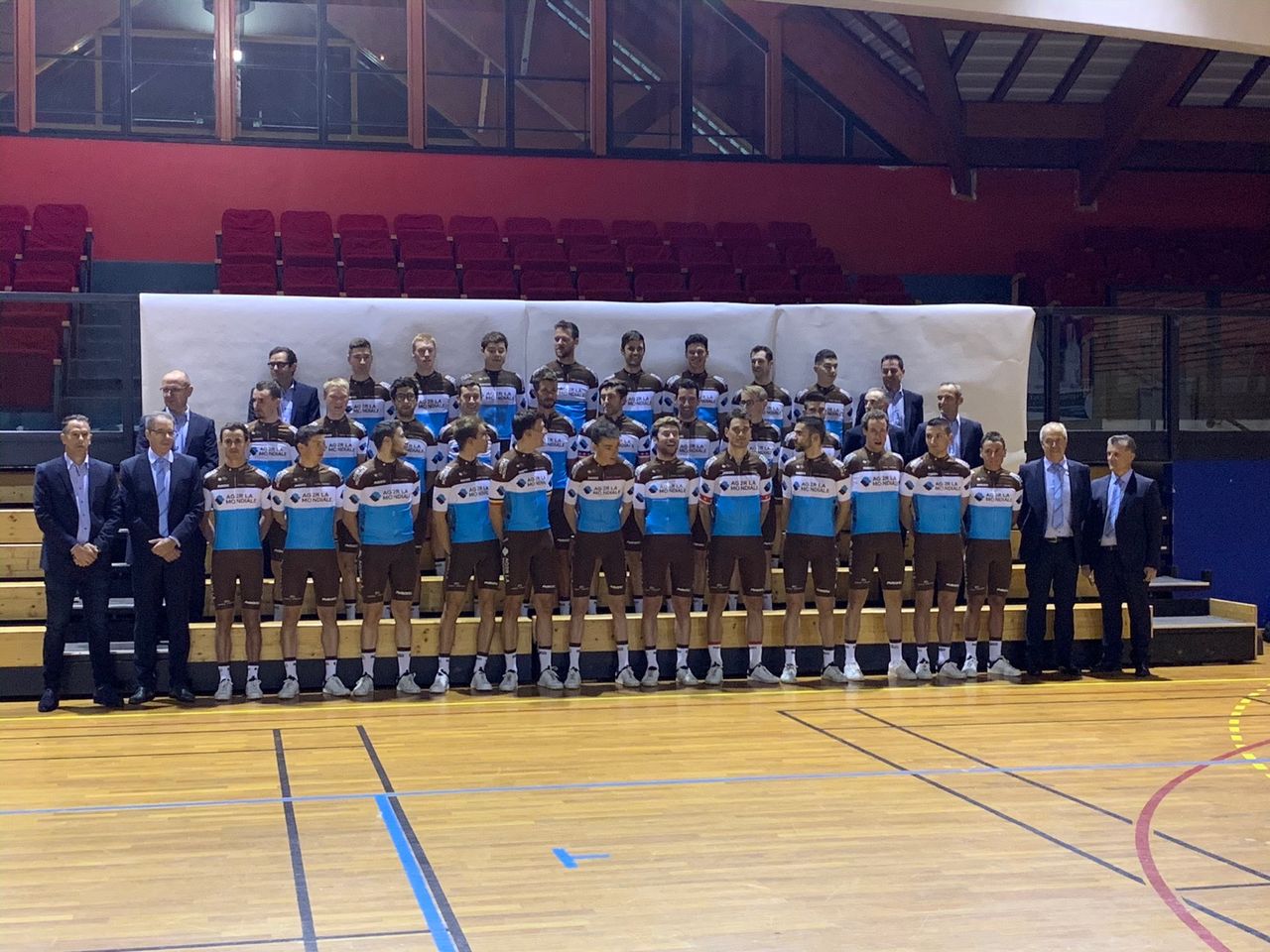 The team photo shoot