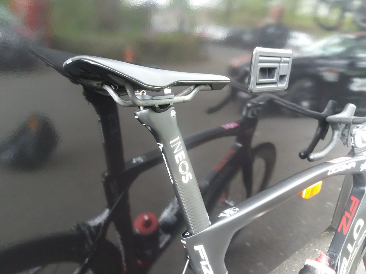 Like most modern framesets, the Dogma F12 has a frame-specific seat post