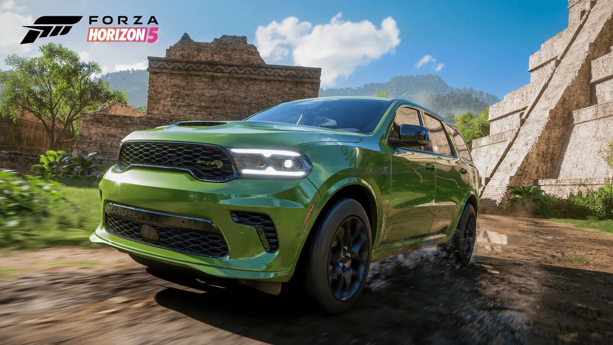 Screenshot of the Forza Horizon 5: High-Performance Dailies update.