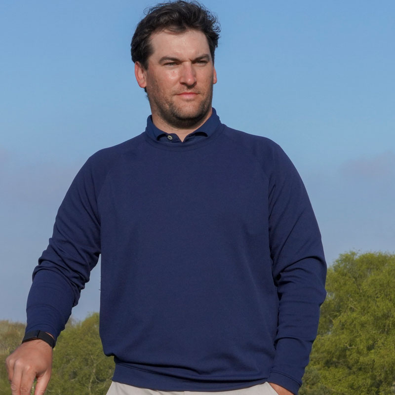 Peter Millar Cradle Piqu&amp;eacute; Performance Crewneck