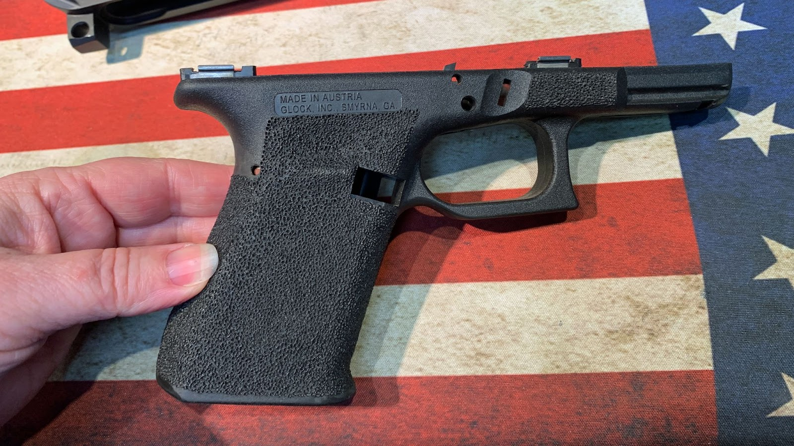 Glock with plastic body