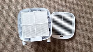 The Oransi AirMend air purifier disassembled