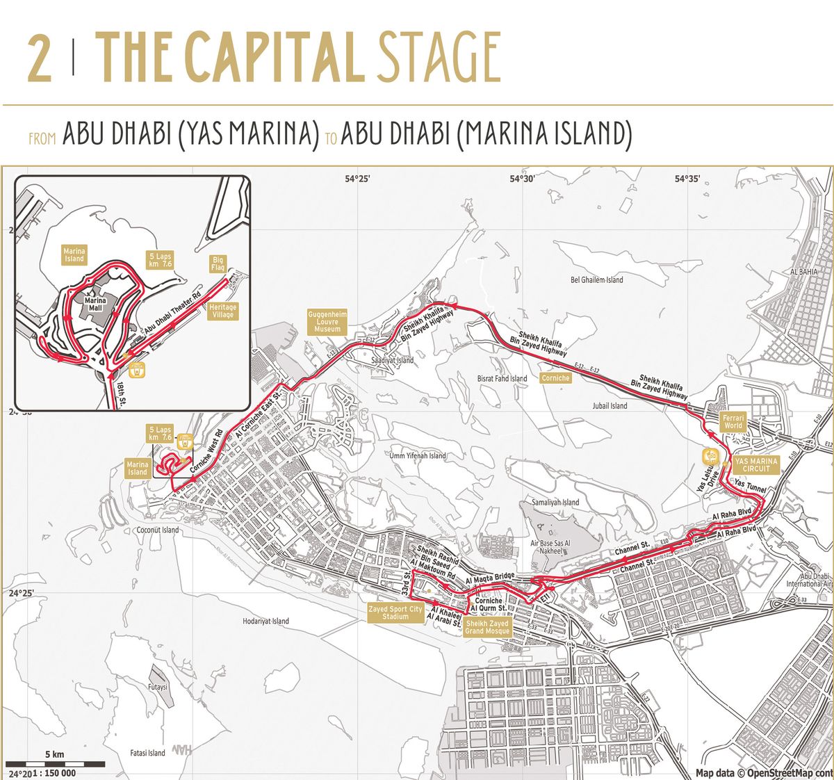 Stage 2 of the 2015 Abu Dhabi Tour
