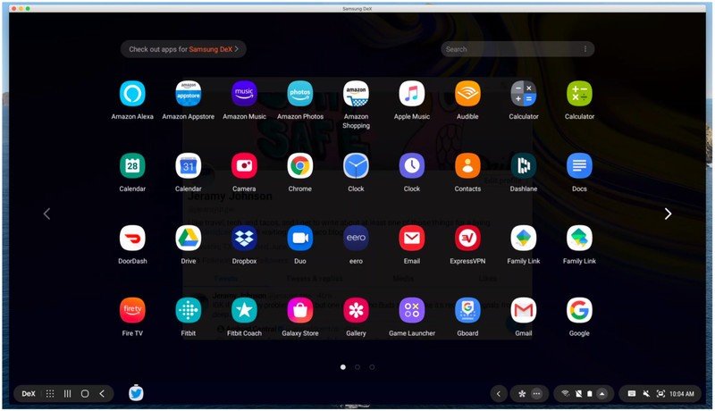 Samsung Dex Mac 8 Uygulama Çekmecesi