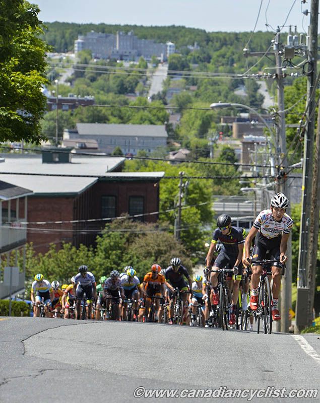 The climb was STEEP