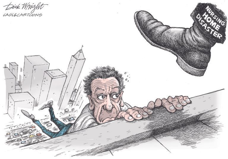 Political Cartoon U.S. cuomo nursing homes covid