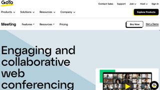 GoToMeeting website screenshot.
