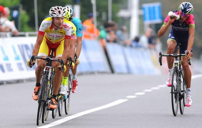 S&eacute;bastien Delfosse (Wallonie-Bruxelles) about to corner