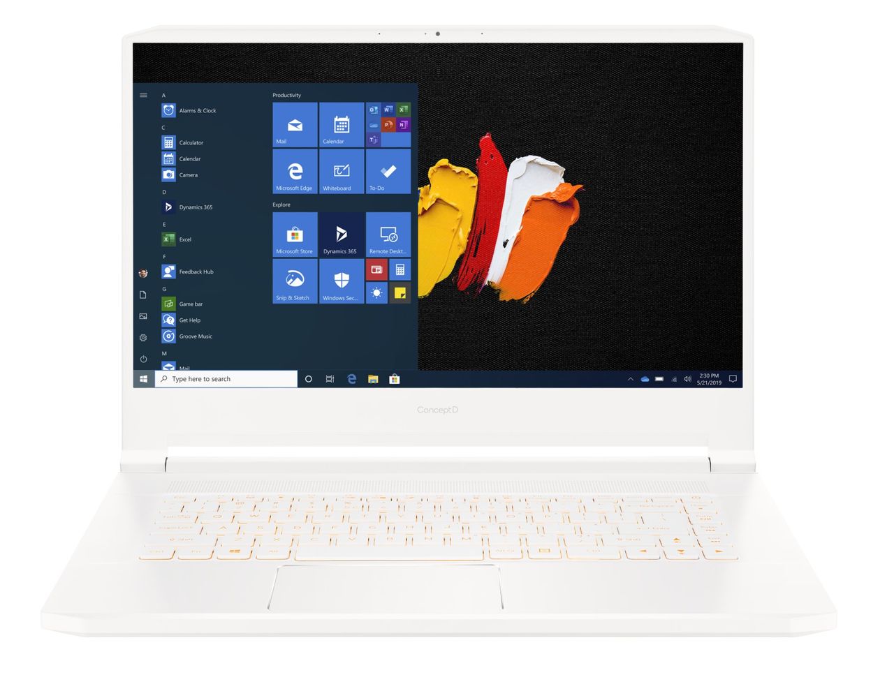 Conceptd 7 Conceptd 7 Pro Cn715 72g 72p Wp Win10 Backlit White 01 Light