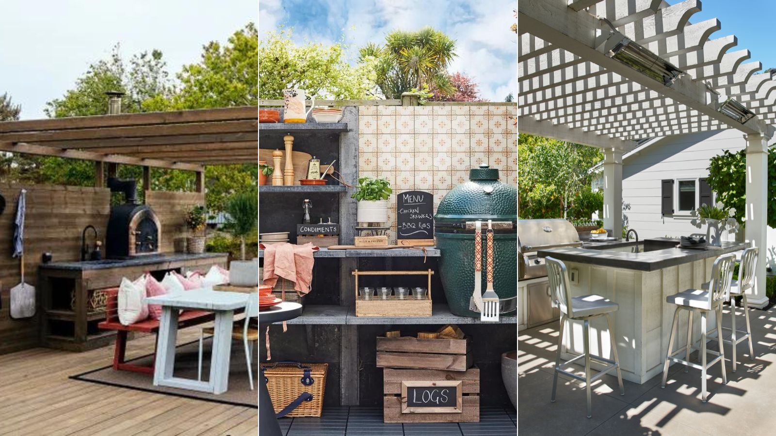 5 rustic outdoor kitchen ideas for a harmonious backyard | Homes and Gardens
