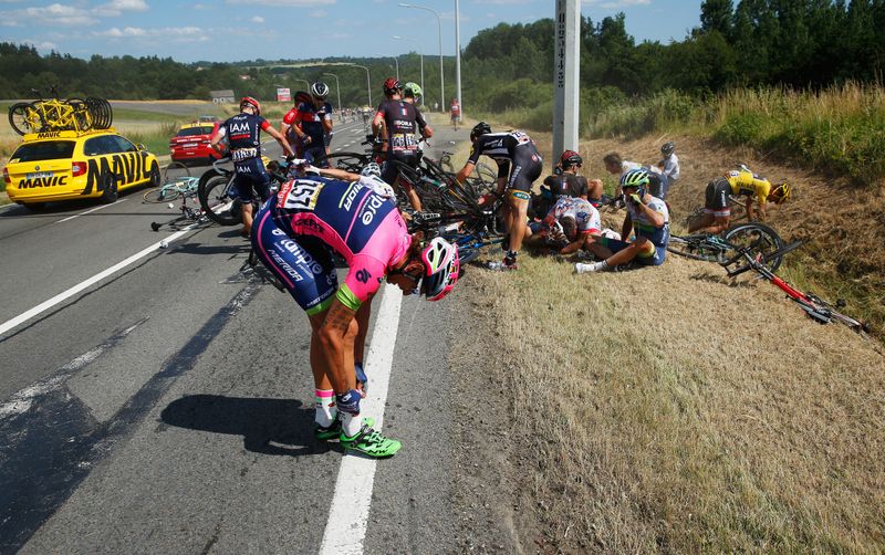 The site of the crash