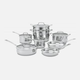 Cuisinart 13 Piece Contour Stainless Steel Cookware Set