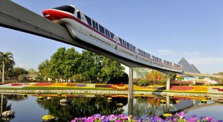 The Monorail at Epcot
