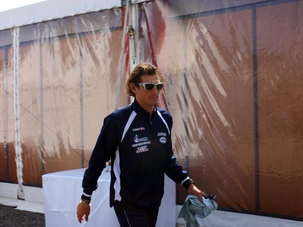 Filippo Pozzato (Katusha) arrives