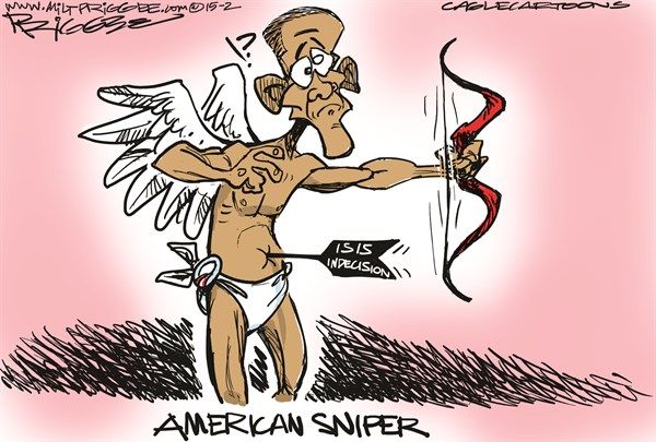 
Obama cartoon U.S. GOP ISIS