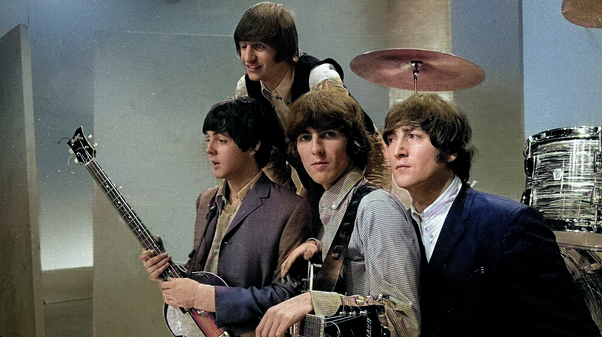 The Beatles pose in 1965. (from left) Paul McCartney, Ringo Starr, George Harrison and John Lennon