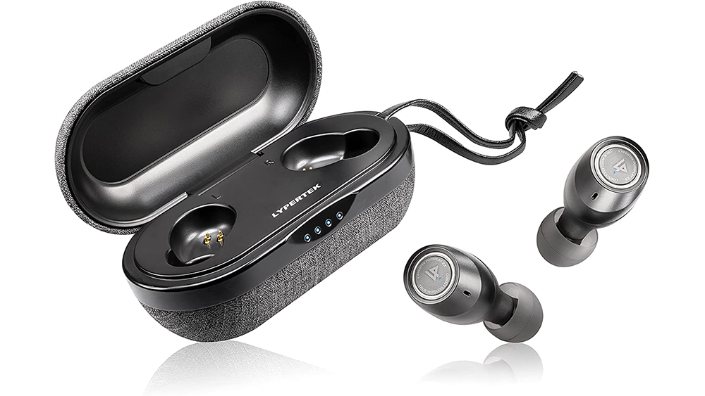 The Lypertek PurePlay Z3 2.0 true wireless earbuds and charging case