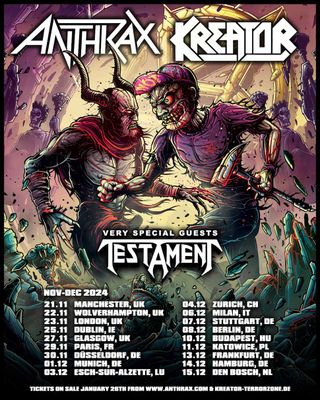 Anthrax tour poster