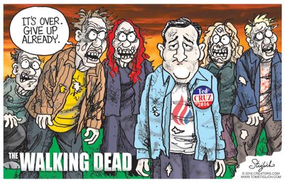 U.S. 2016 election Cruz Walking Dead