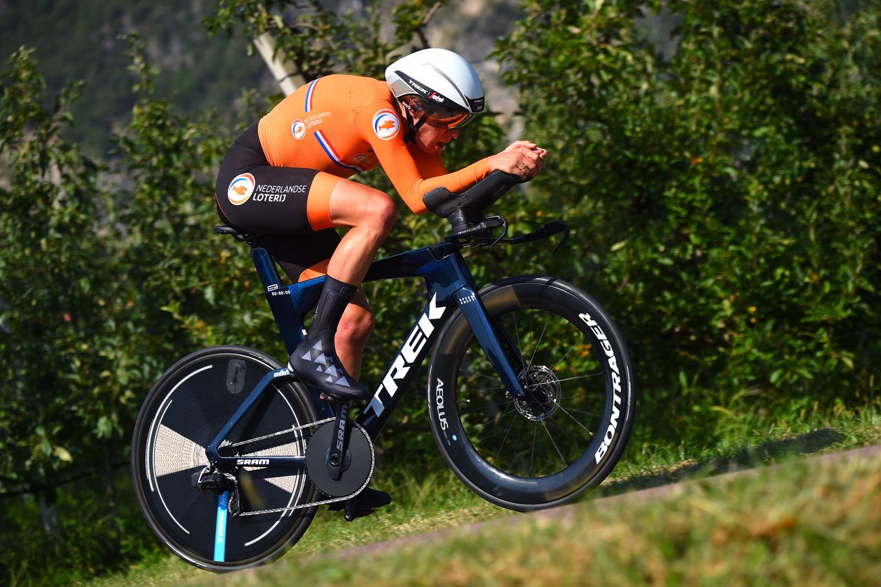 2021 UEC Road European Championships Trento Elite Womens Individual Time Trial 224 km 09092021 Ellen Van Dijk Netherlands photo Dario BelingheriBettiniPhoto2021