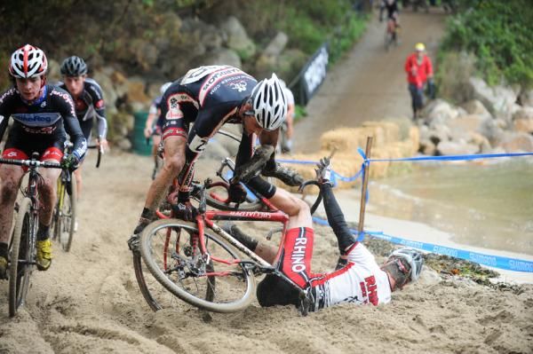 Some had less luck with the sand