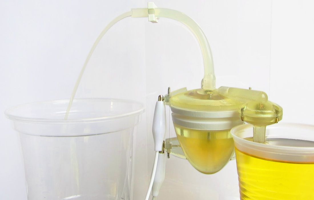 Researchers have found a way to turn urine into electric power that could drive a robot.