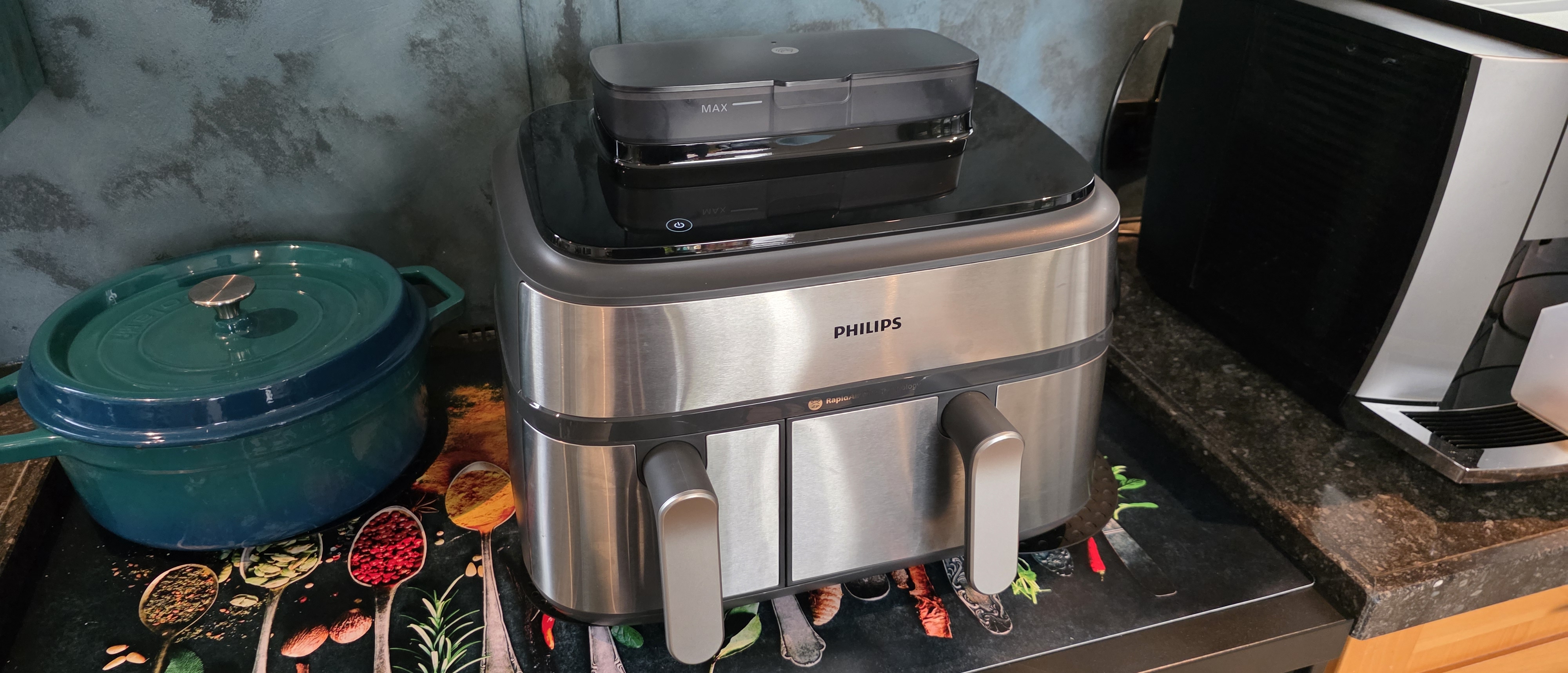 Philips Airfryer 5000 Series Dual Basket met Stoom