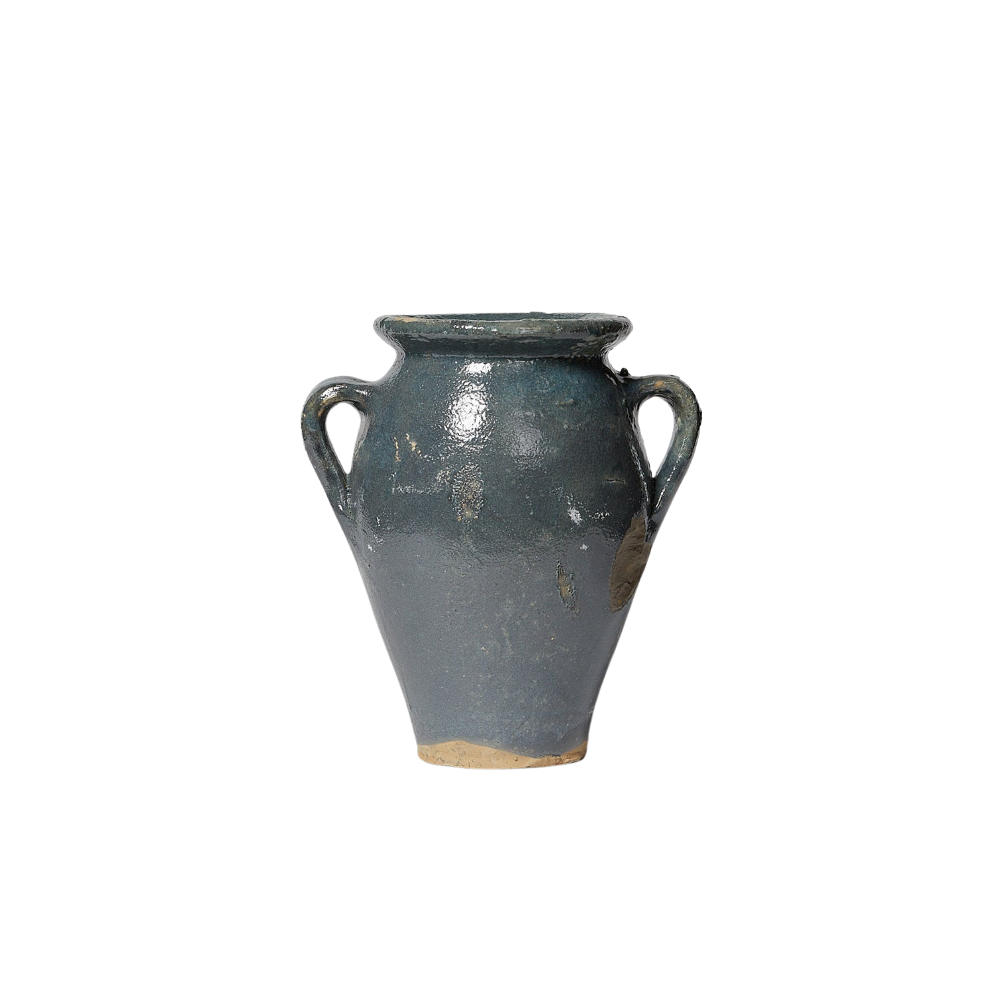 a blue pot vessel
