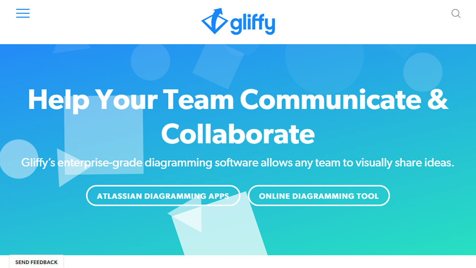Website screenshot for Gliffy