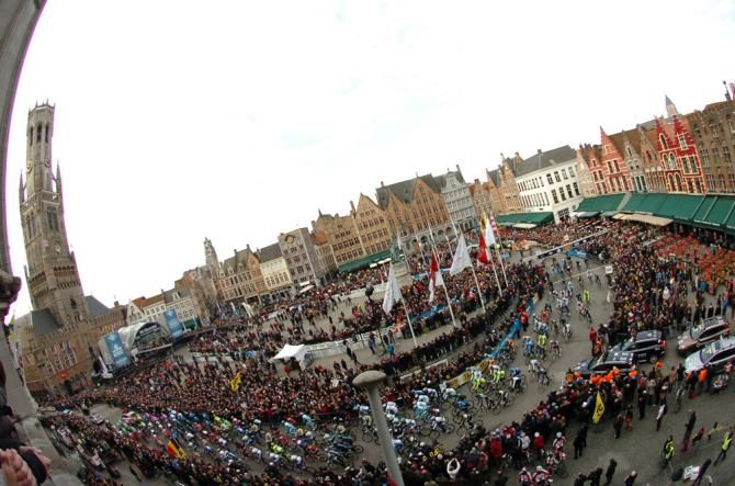 The start of the Tour of Flanders