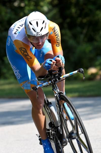 Peter Stetina (Garmin-Transitions) having a good ride early on.