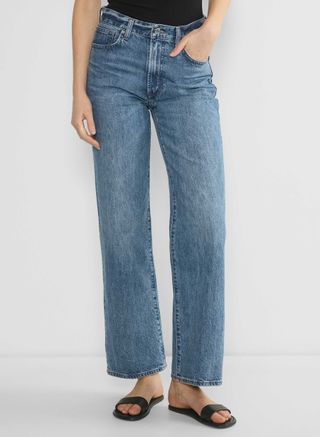 Denim Forum, The Farrah Hi-Rise Wide Jean