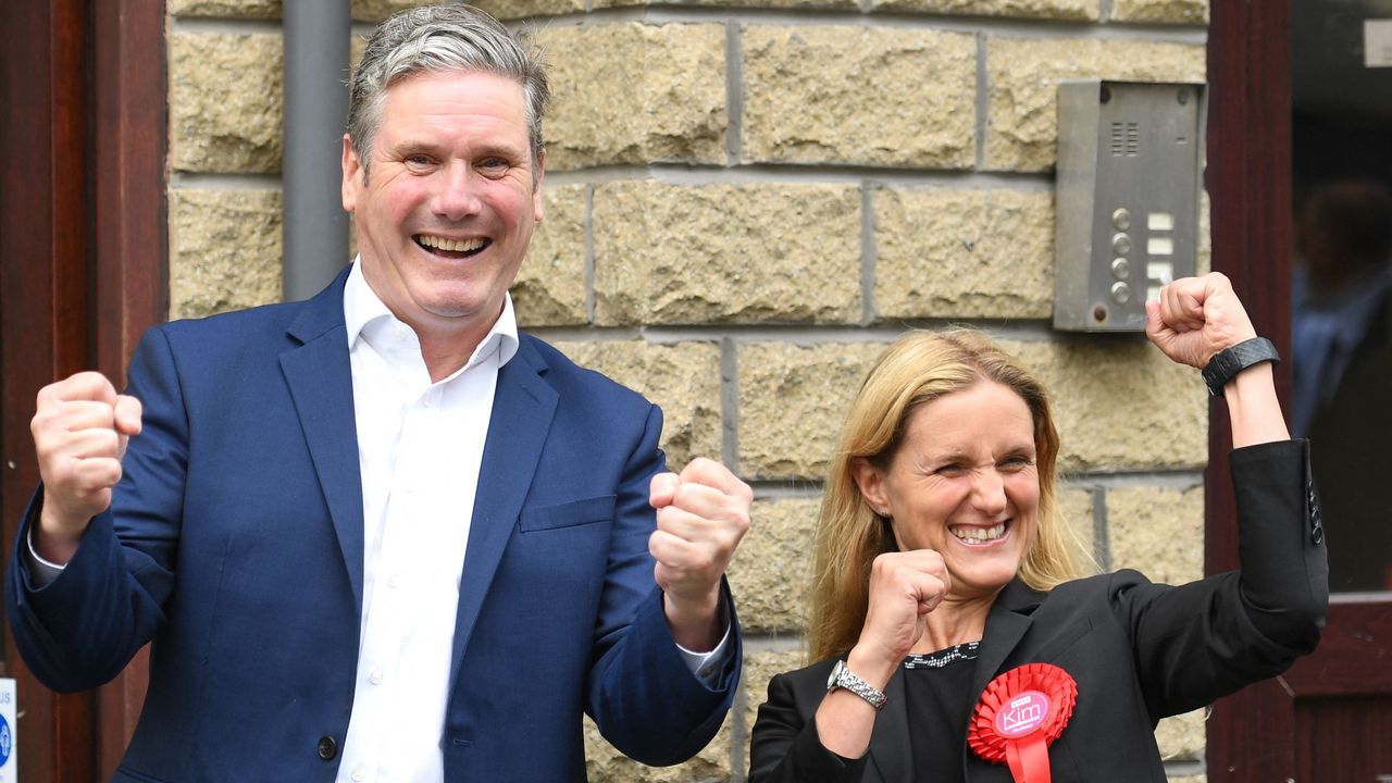 Keir Starmer and Kim Leadbeater