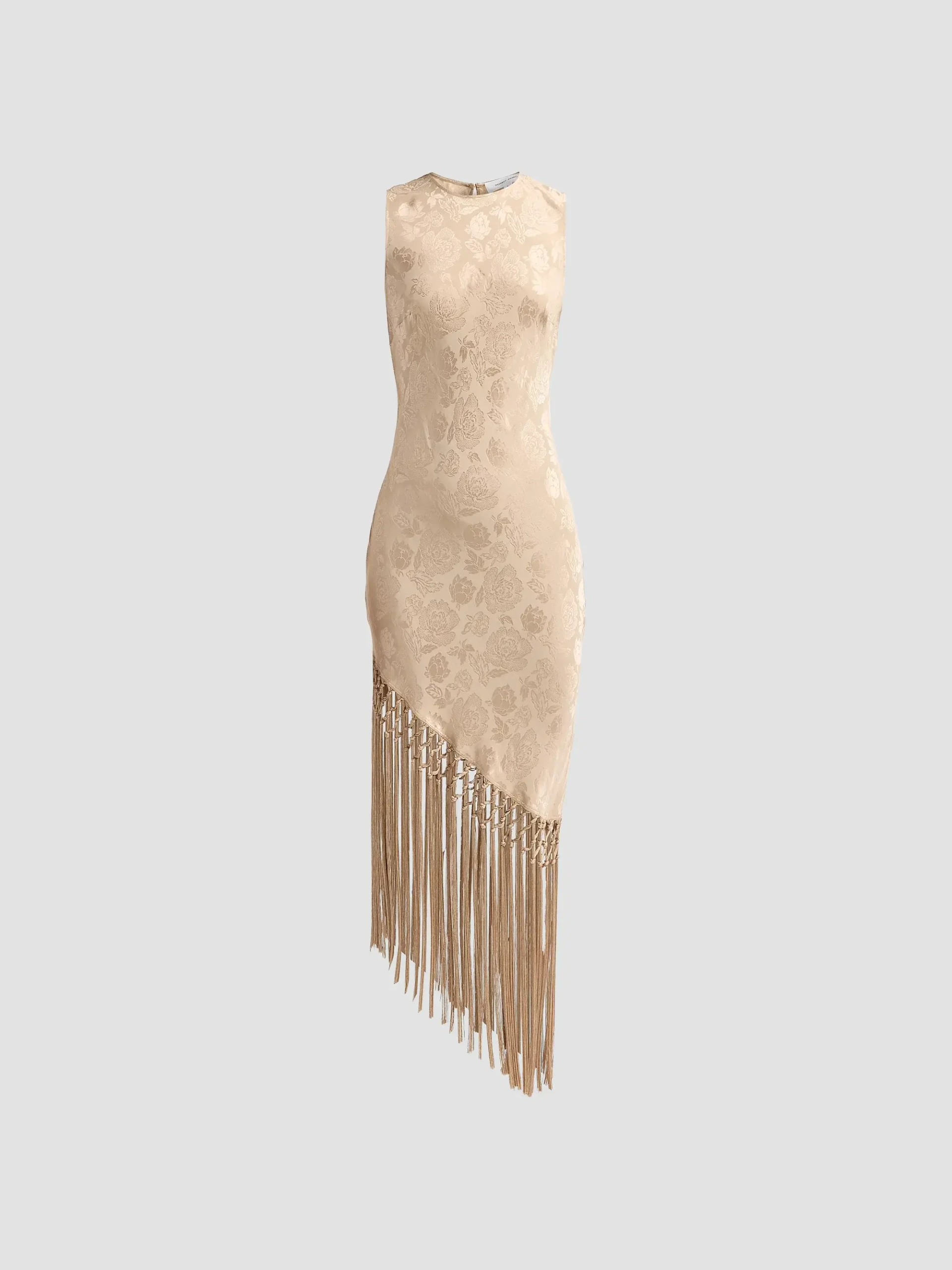 Alexina Floral Fringe Midi Dress