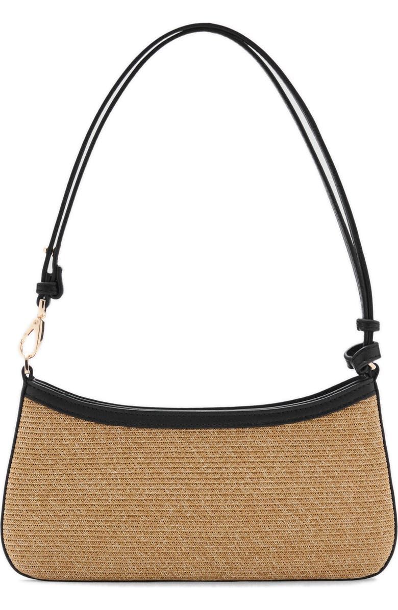 Natural Fiber Convertible Shoulder Bag