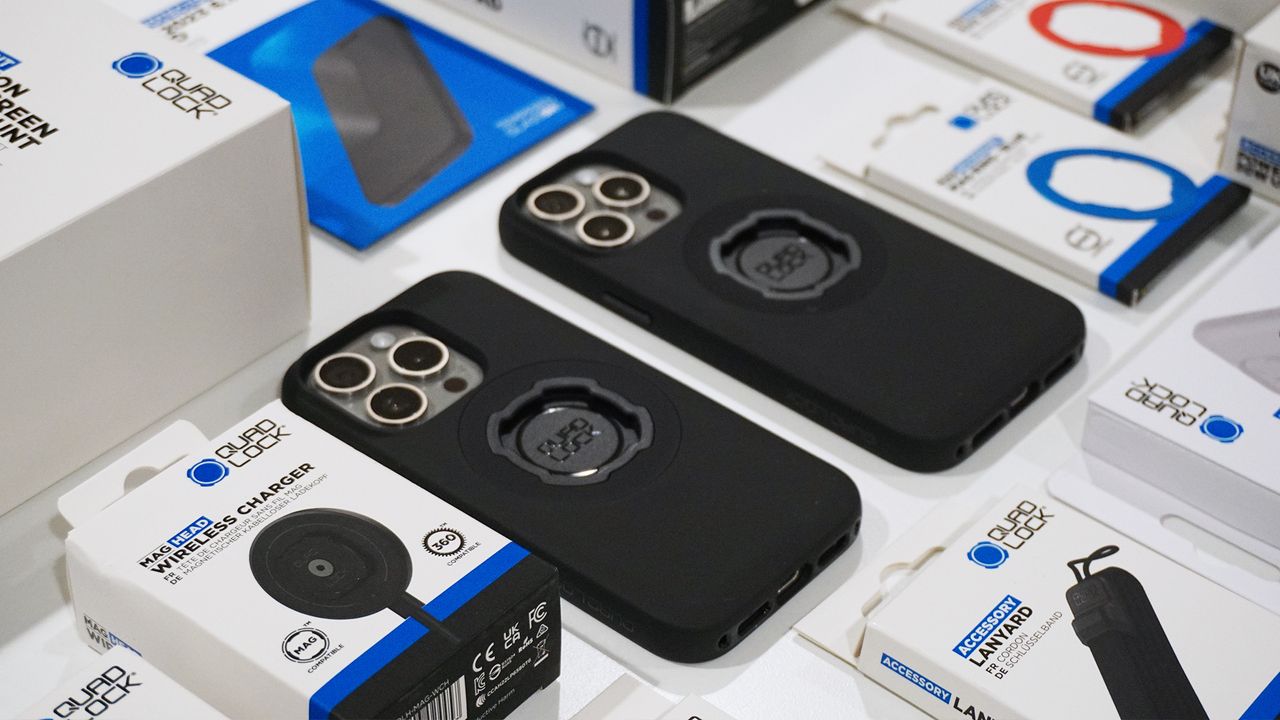 Quad Lock iPhone 15 Pro case and accessories