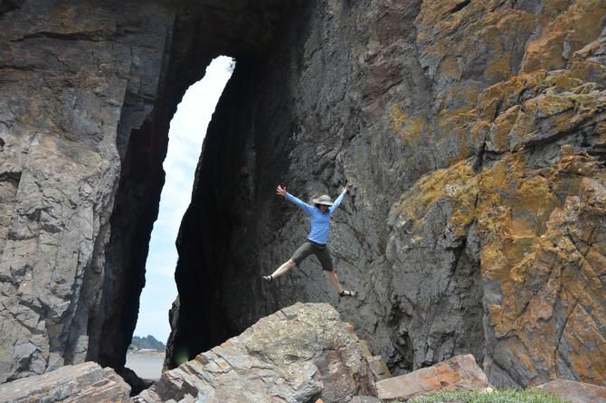 Mary McConneloug getting some air