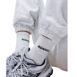adanola bestsellers - adanola socks with sweatpants and trainers