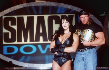 Chyna and Triple H.