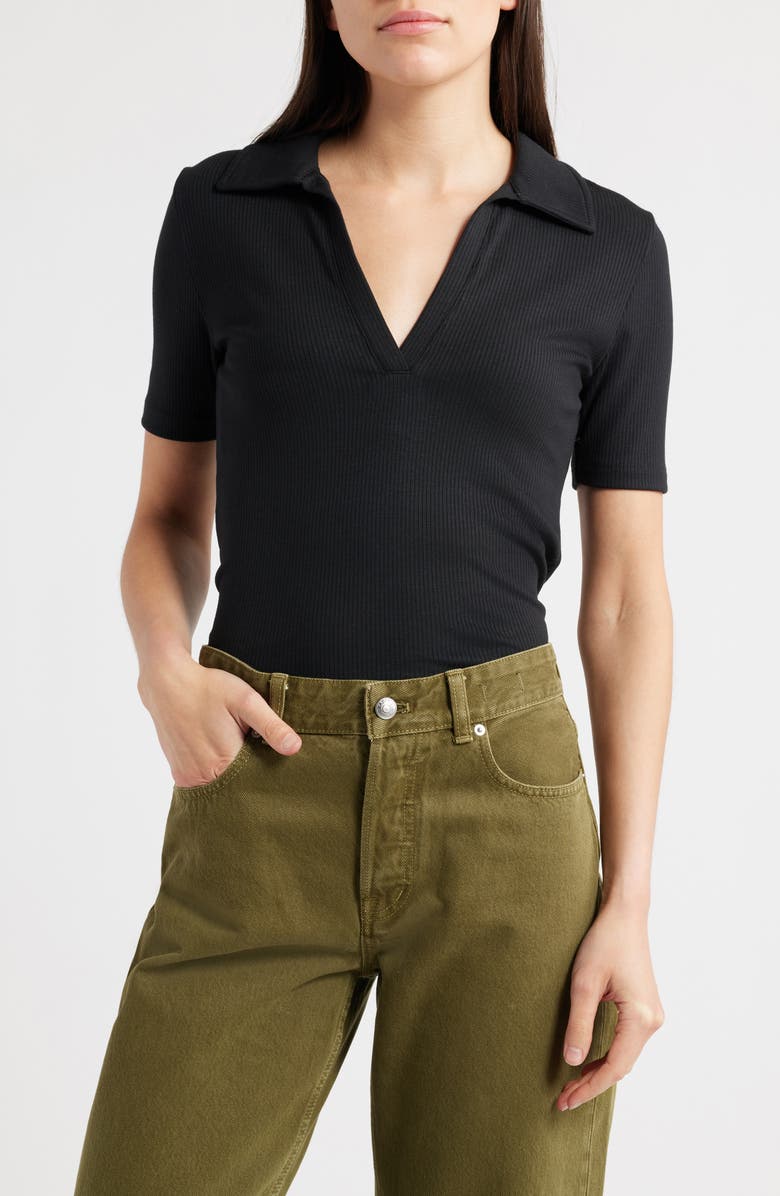 Drapey Rib Polo