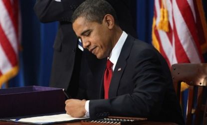 President Obama signs the economic stimulus bill in 2009: Newly unearthed memos show that Obama's economic team thought the president could always ask Congress for more stimulus funds if the 