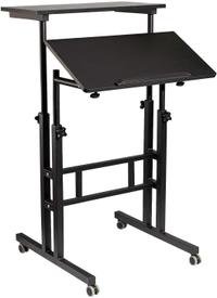 Hadulcet Mobile Standing Desk, Adjustable Standing Computer Desk | now $69.99 at Amazon
