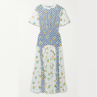 RIXO Jennifer paneled printed silk-crepe midi dress, £295 at Net-A-Porter