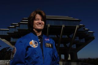 Sally Ride, the first American female astronaut to fly in space.
