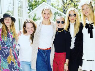 Gwyneth Paltrow, Drew Barrymore, Cameron Diaz, Nicole Richie and Rachel Zoe